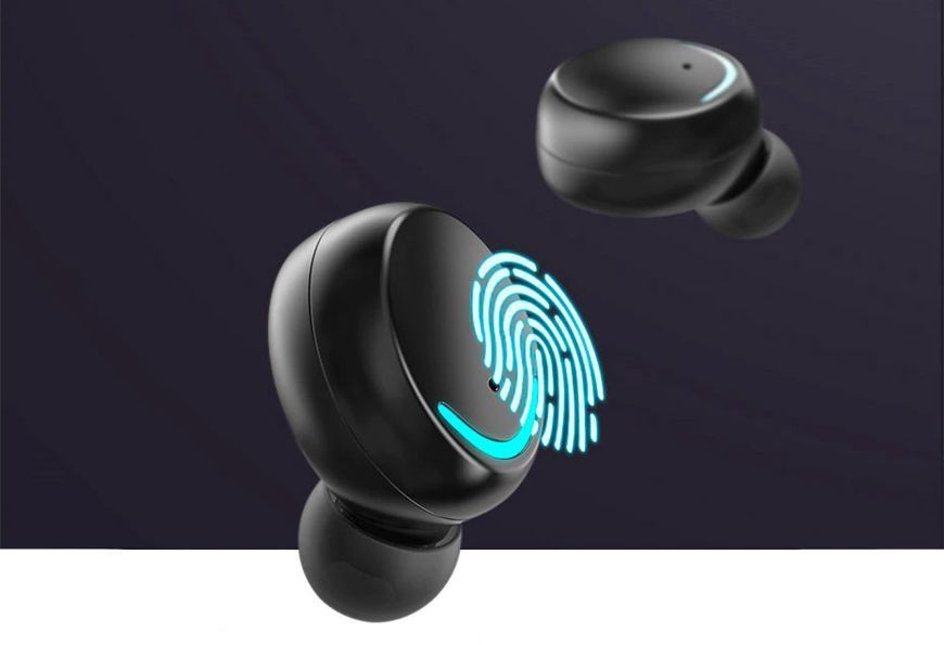 Беспроводные сенсорные наушники с цифровым зарядным кейсом TWS BTH-F9-5 Bluetooth блютуз гарнитура 52868 фото