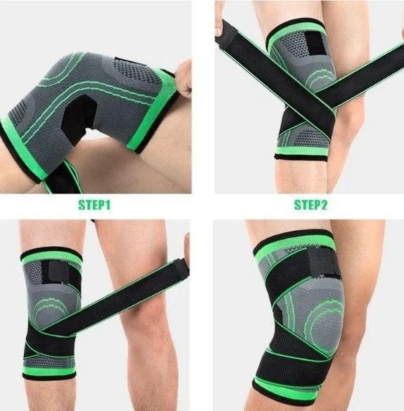 Бандаж коленного сустава KNEE SUPPORT ∙ Наколенник эластичный ∙ Ортез ∙ Фиксатор колена 51411 фото