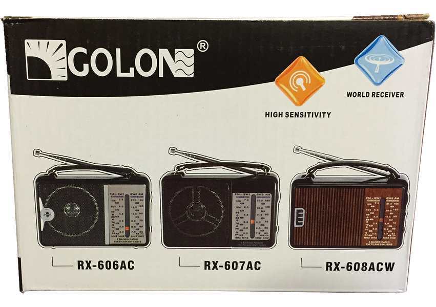 Радиоприемник GOLON RX-607 13244 фото