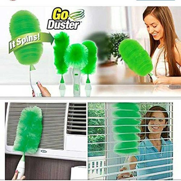 Электрощетка для профессиональной уборки&nbsp;Go Duster Щетка - пуховка от пыли 29045 фото