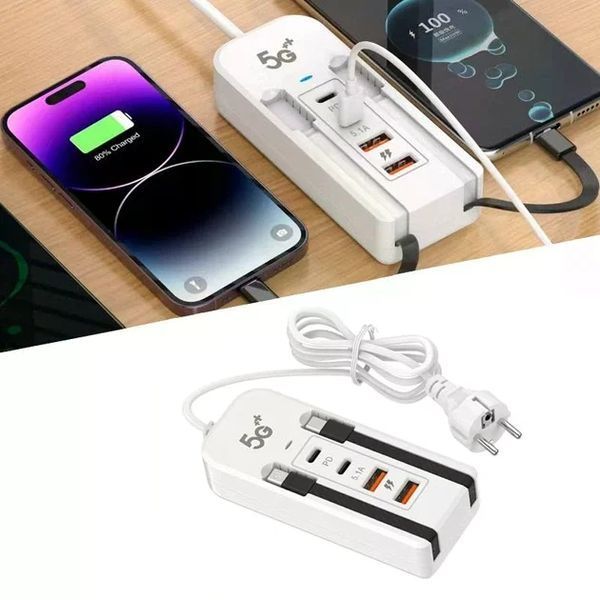 Сетевое зарядное устройство 26X-200 66W на 2 USB &bull; Универсальный зарядный адаптер 26X-200 с быстрой зарядкой двух устройств для смартфонов и гаджетов 58702 фото