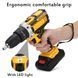 Шуруповёрт Electric Drill KAR 600 с набором слесарного инструмента ∙ Универсальный шуруповёрт с насадками Electric Drill 24W 56560 фото 7