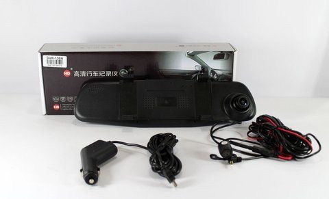 Автомобільний відеореєстратор - дзеркало DVR 138W з камерою заднього виду 12089 фото
