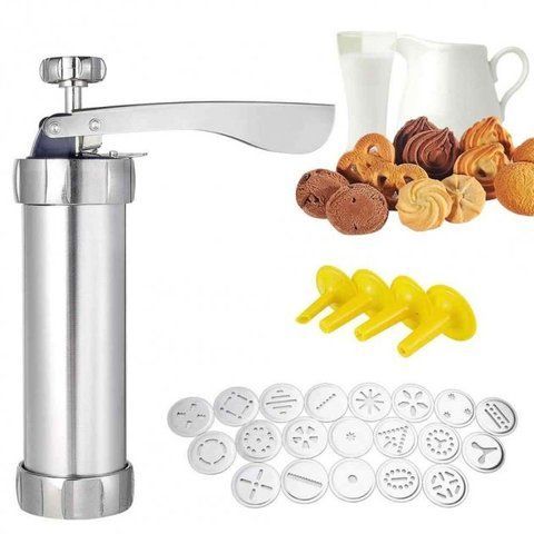 Кондитерський шприц &ndash; прес для печива 20 насадок Cookie Press 51583 фото