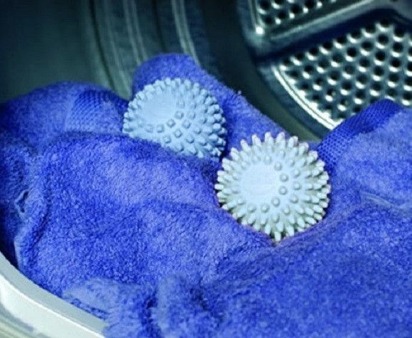 Шарики для стирки белья, пуховиков в стиральной машине Dryer Balls 2 мячика в наборе 51984 фото