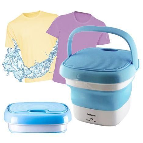 Складна пральна машина портативна мини-машинка для прання Maxtop Silicon Washing Machine 51584 фото