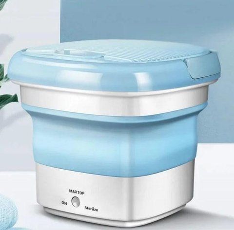 Складна пральна машина портативна мини-машинка для прання Maxtop Silicon Washing Machine 51584 фото