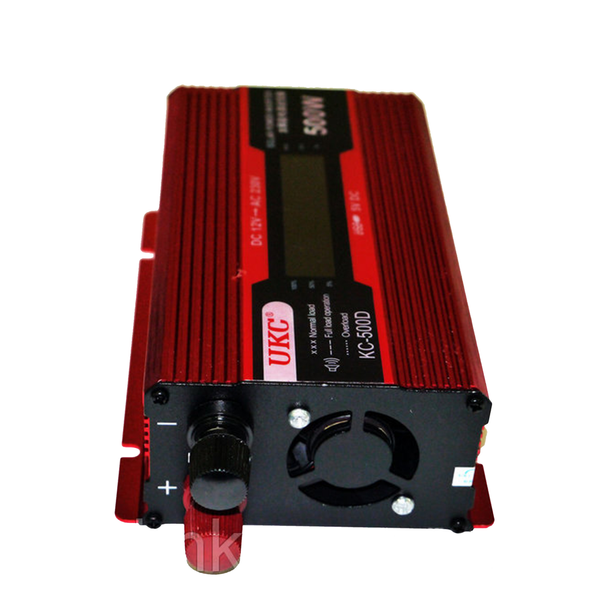Перетворювач UKC 12V-220V 500W з LCD дисплеєм Інвертор постійного струму KC-500D AC/DC 12040 фото