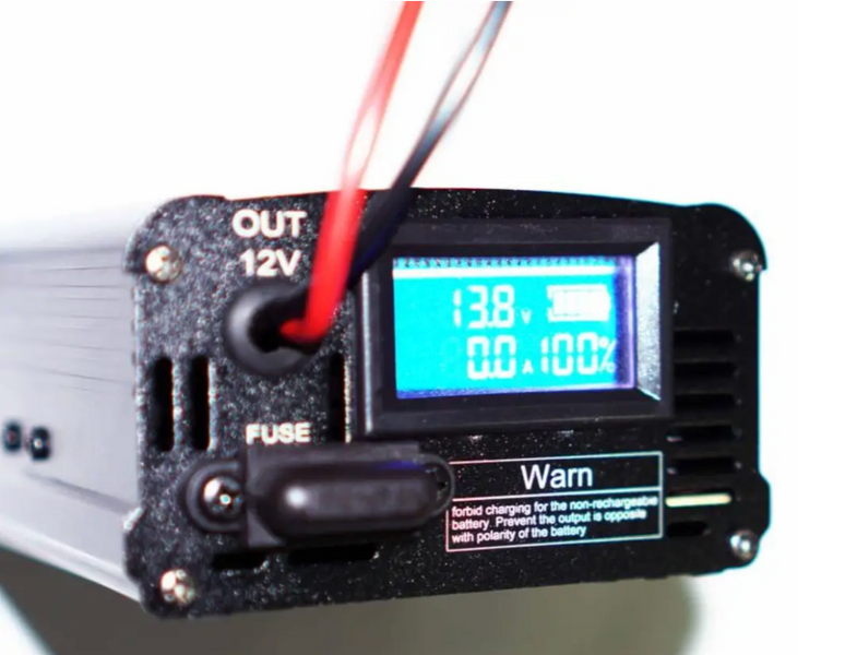 Автоматичний імпульсний зарядний пристрій 12V MA-1210A із захистом та амперметром ∙ Зарядний пристрій для акумулятора BATTERY CHARGER 10A MA-1210A 56839 фото