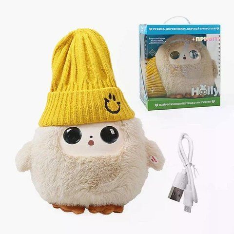 Інтерактивна м&rsquo;яка іграшка з ШІ AI Smart Plush Toy &bull; Розумна плюшева іграшка-компаньйон з голосовим спілкуванням, Wi-Fi та 40+ мовами 57629 фото