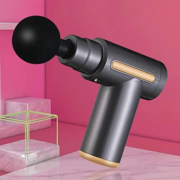 Перкуссионный массажер для шеи головы и ног Massage Gun XL-1011 &bull; Электрический массажный пистолет 55942 фото