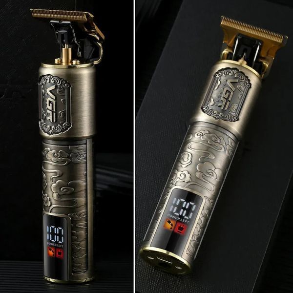 Триммер VGR V-073 аккумуляторный для бороды и волос ∙ Аккумуляторная машинка для стрижки от USB + 4 насадки VGR V-073 56629 фото