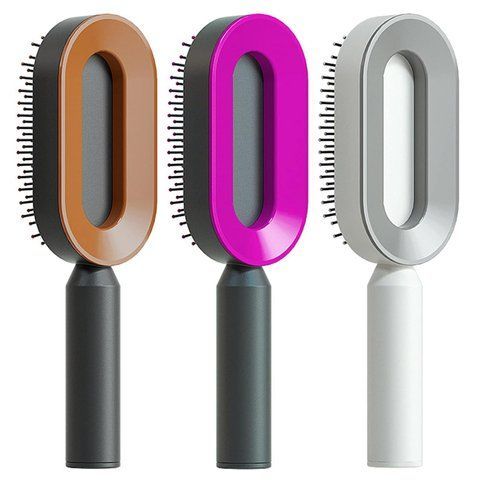 Масажний гребінець Central Hollow Cushion Comb 3D для шкіри голови ∙ 3D гребінець для волосся Central Hollow Cushion Comb 57325 фото