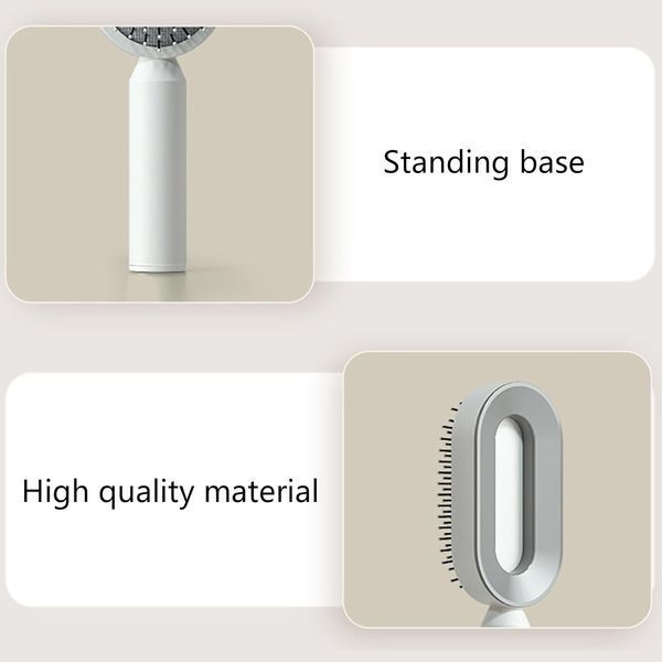 Массажная расческа Central Hollow Cushion Comb 3D для кожи головы ∙ 3D расческа для волос Central Hollow Cushion Comb 57325 фото