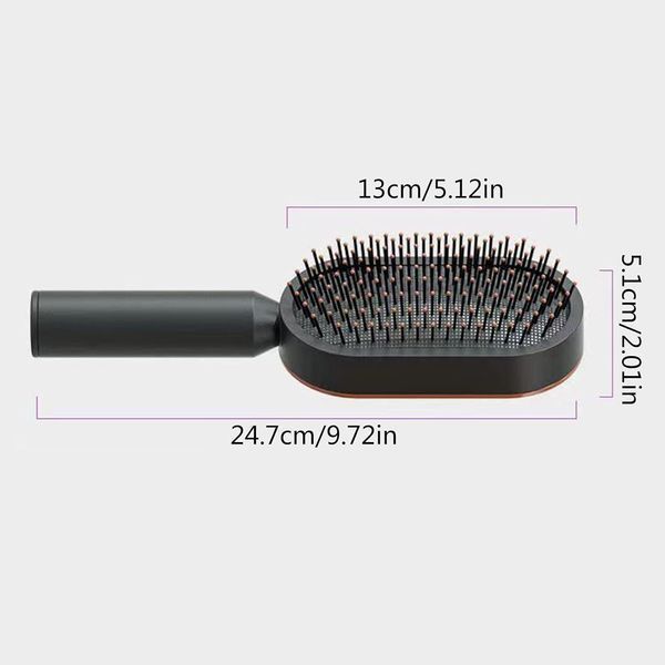 Массажная расческа Central Hollow Cushion Comb 3D для кожи головы ∙ 3D расческа для волос Central Hollow Cushion Comb 57325 фото