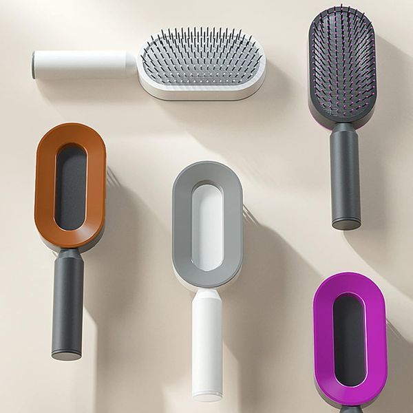 Массажная расческа Central Hollow Cushion Comb 3D для кожи головы ∙ 3D расческа для волос Central Hollow Cushion Comb 57325 фото