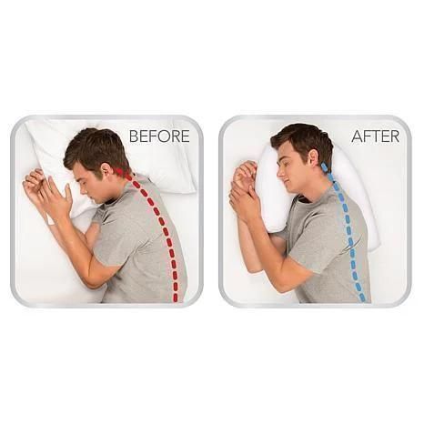 Эргономичная подушка - подкова SIDE Sleeper PRO ортопедическая для шеи с пространством для уха ∙ Умная подушка для сна на боку 50156 фото