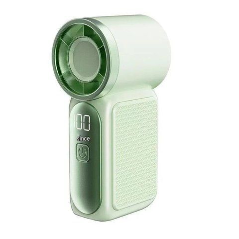 Портативный ручной аккумуляторный вентилятор X-688 с LED-дисплеем и USB-зарядкой &bull; Мини вентилятор с регулировкой скорости для дома, офиса, прогулок и поездок 57641 фото