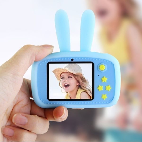 Дитячий фотоапарат Зайчик Baby Photo Camera Rabbit ∙ Дитяча фото відео камера ∙ Таймер ∙ Вбудовані режими з масками та стікерами 61095 фото