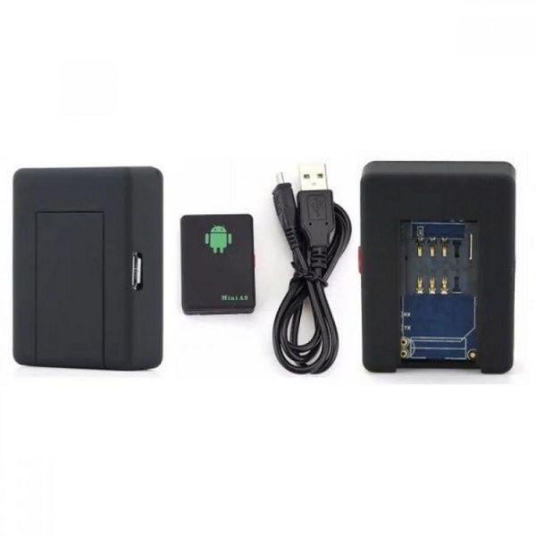 GSM трекер Tracker Mini A8 з прослуховуванням для дому / автомобіля ∙ Маячок - трекінг для відстеження дітей, собак 52652 фото