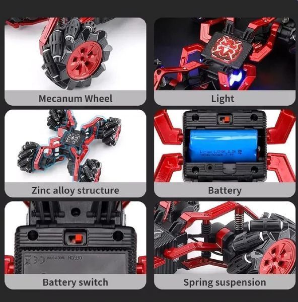 Радиоуправляемый Stunt Motion Metal MZP трюковой вездеход ∙ Машинка перевертыш Stunt Motion Metal MZP 56798 фото