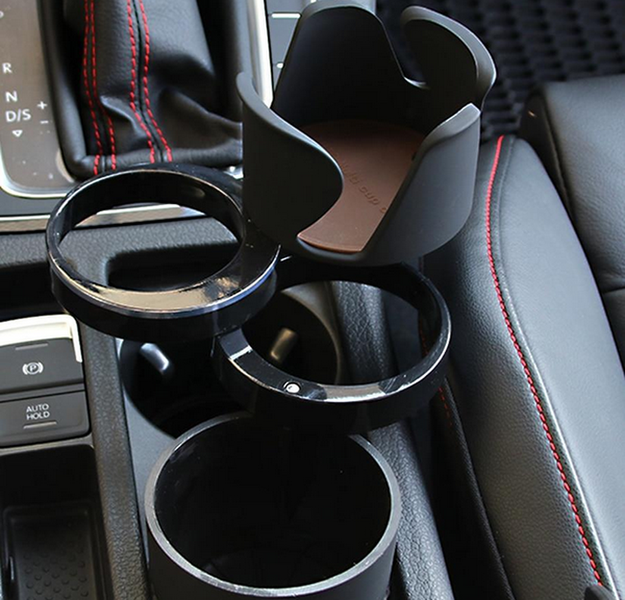 Автомобільний холдер підстаканник у машину Car holder Multi cup 5 в 1 ∙ Мультичашка &ndash; органайзер тримач склянок, напоїв, телефону та аксесуарів 51656 фото