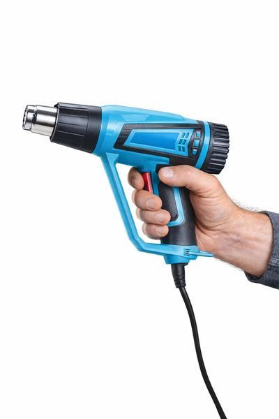 Фен промисловий Hot Air Gun 1600W 4 насадки X512 &bull; Технічний будівельний фен для паяння, зняття фарби, нагріву і термоусадки з насадками 57502 фото