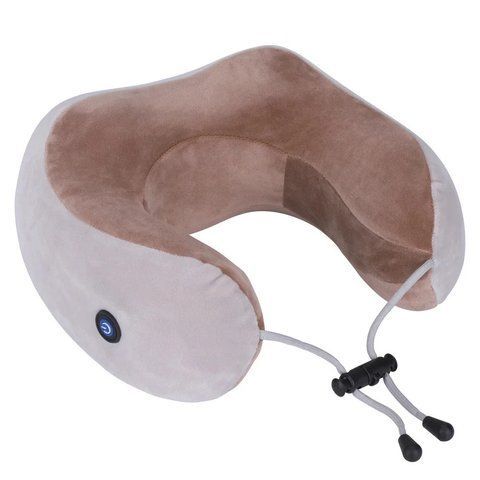 Массажная подушка для шеи с памятью U-Shaped Upgrade Vibration Pillow от батареек 51868 фото