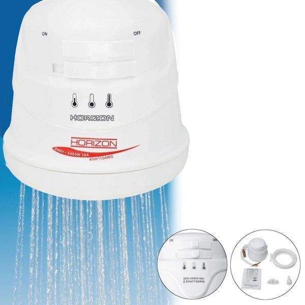 Душ &ndash; водонагрівач проточний Water Heater ST-05 Потужний душовий міні бойлер нагрівач води, 5400W 51665 фото