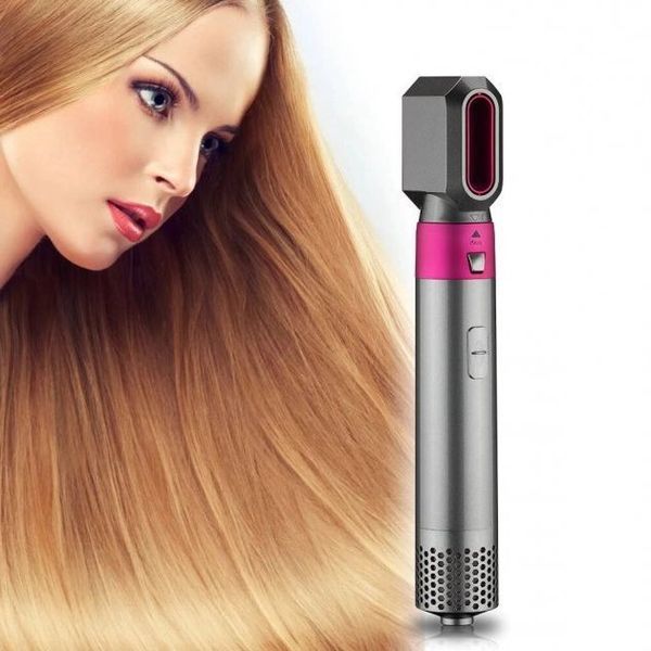 Повітряний мультистайлер Hot Air Styler 5 в 1 для різних типів волосся з насадками для сушіння, випрямлення, надання об'єму, укладання волосся в локони 51881 фото