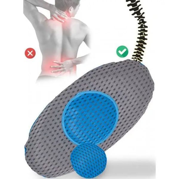 Ортопедическая подушка для поясницы Lumbar Support TV One &bull; Подушка для поясницы с эффектом памяти с мягким покрытием 55738 фото