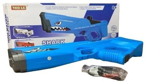 Водяной пистолет детский Shark Water Gun &bull; Мощный водный бластер для активных игр на свежем воздухе 58238 фото
