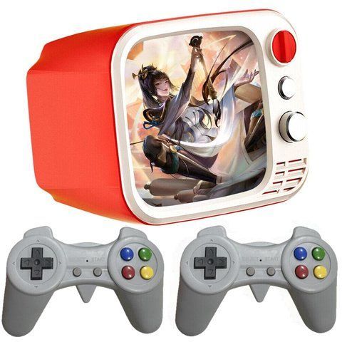 Ігрова консоль H7 Mini TV РЕТРО 740 ігор + 2 джойстики ∙ Портативна ретро-консоль H7 з екраном та джойстиками 56646 фото