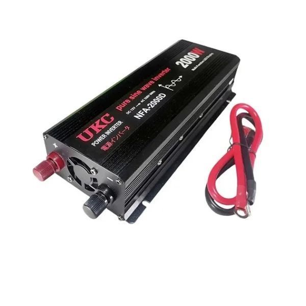 Інвертор 5 CORE 2000W 12V з чистою синусоїдою &bull; Перетворювач 5 CORE 2000W 12V-220V AC/DC Pure Sine Wave для резервного живлення 58866 фото