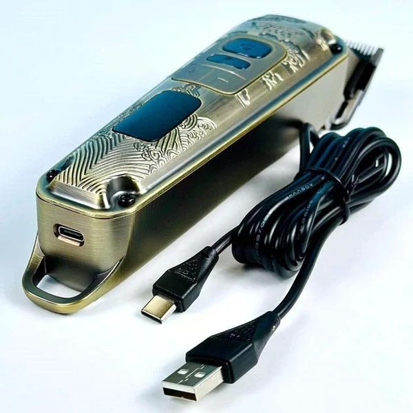 Машинка для стрижки VGR V-005 &bull; Аккумуляторная машинка для волос и бороды VGR V-005 с LED-дисплеем, 4 скоростями и 8 насадками 58627 фото