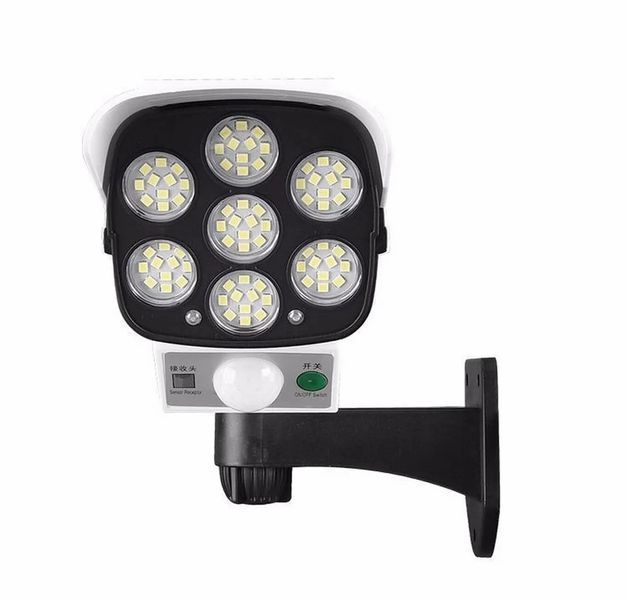 Вуличний ліхтар у вигляді камери Solar Light BL JLP 2178 Прожектор &ndash; світильник з датчиком руху на сонячній батареї Муляж камери відеоспостереження 55728 фото