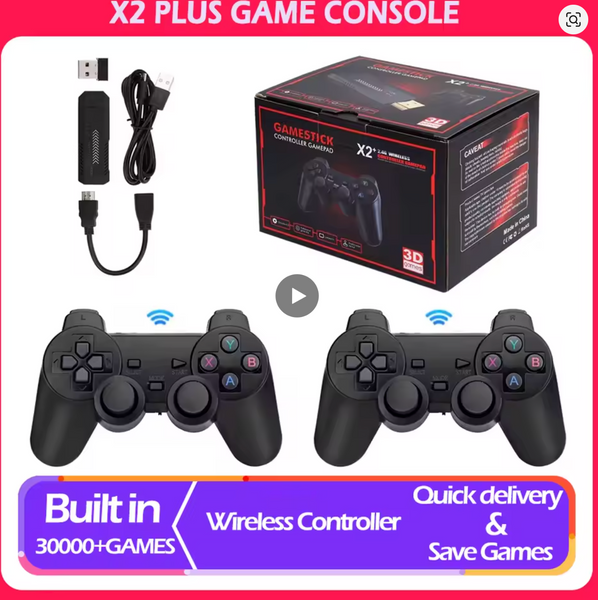 Игровая приставка X2 Plus Gamestick с двумя беспроводными джойстиками ∙ Gamepad-приставка X2 Plus 64GB с поддержкой 4K Ultra HD 56816 фото