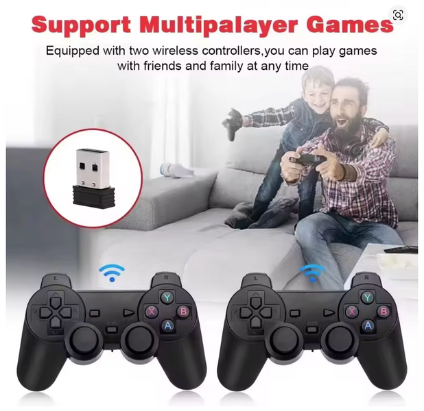 Игровая приставка X2 Plus Gamestick с двумя беспроводными джойстиками ∙ Gamepad-приставка X2 Plus 64GB с поддержкой 4K Ultra HD 56816 фото