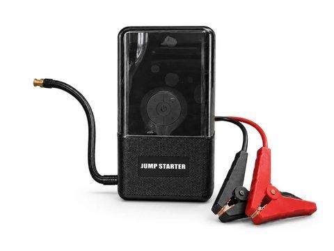 Пусковий пристрій 965A з компресором &bull; Автомобільний Jump Starter 12V 4в1 з насосом 150 PSI, Power Bank і LED-ліхтарем 58743 фото