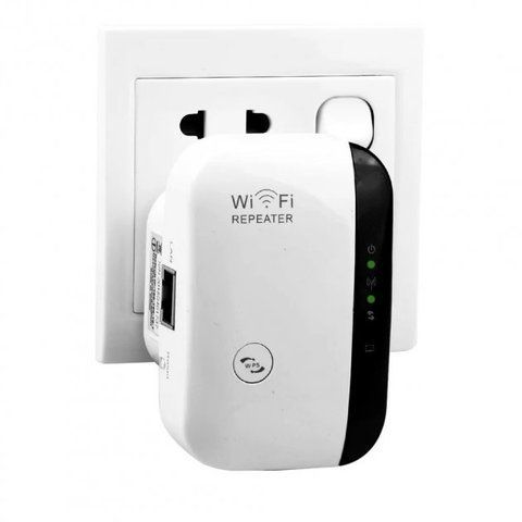 Бездротовий WI-FI репітер &ndash; підсилювач сигналу 802.11N/B/G 2dBi ∙ Розширювач діапазону WI-FI мережі в розетку 59859 фото