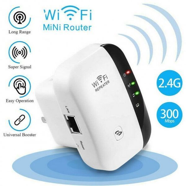 Бездротовий WI-FI репітер &ndash; підсилювач сигналу 802.11N/B/G 2dBi ∙ Розширювач діапазону WI-FI мережі в розетку 59859 фото