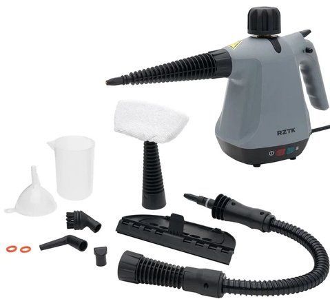 Ручной пароочиститель HYLLIS HLS-88314 1200 Вт &bull; Пароочиститель-отпариватель TV-SH-02 для дома, кухни, ванной и одежды 58752 фото