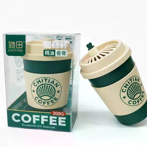 Автомобільний ароматизатор Chitian COFFEE CT-C88 200 г &bull; Освіжувач повітря в машину з кавовим ароматом для салону авто, дому та офісу 58214 фото