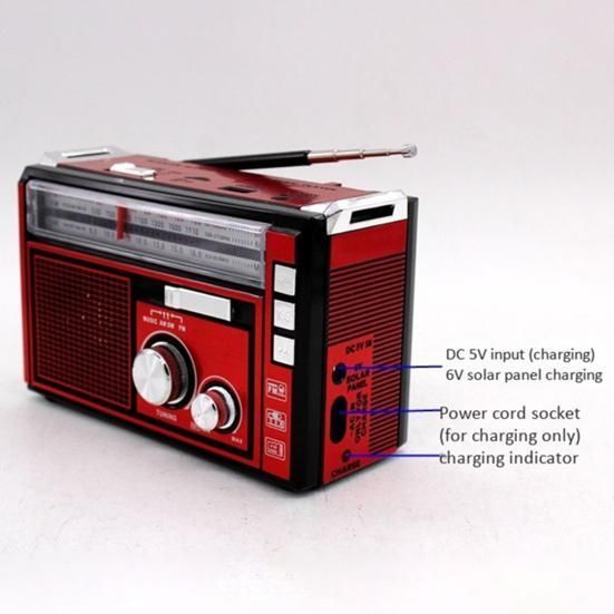 Радиоприемник GOLON RX-382 с USB/SD и фонариком ∙ Портативное мини-радио GOLON RX-382 для дома 57331 фото