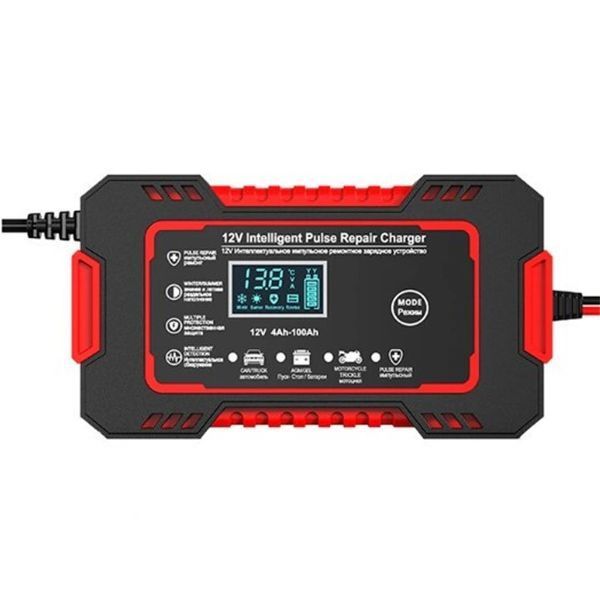 Интеллектуальное зарядное устройство EAFC 12V 6A для авто и мото аккумуляторов &bull; Автоматическая зарядка с ЖК-дисплеем и функцией восстановления 55863 фото