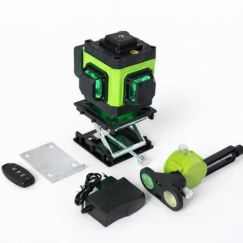 Лазерный уровень 3D с зеленым лучом IE12A MA475 &bull; Самовыравнивающийся лазерный нивелир для ремонта, отделки и точной разметки 57581 фото
