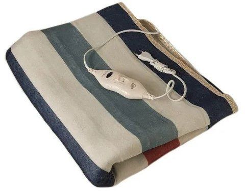 Електропростирадло Electric Blanket 7420 150&times;180 см 86 Вт з терморегулятором &bull; Електричне простирадло з підігрівом Electric Blanket 7420 220 В для двоспального ліжка, різнокольорові смуги 58826 фото