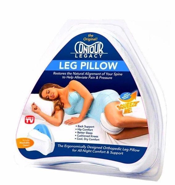 Ортопедична подушка для ніг Contour Leg Pillow гіпоалергенна подушка з пам'яттю 65021 фото