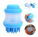 Щетка для мытья животных Cleaning Device The Gentle Dog Washer с силиконовыми ворсинками для купания и массажа собак и кошек 52849 фото 2