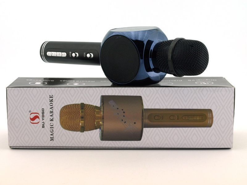 Караоке микрофон YS-63 беспроводной микрофон - колонка MP3 USB 61042 фото